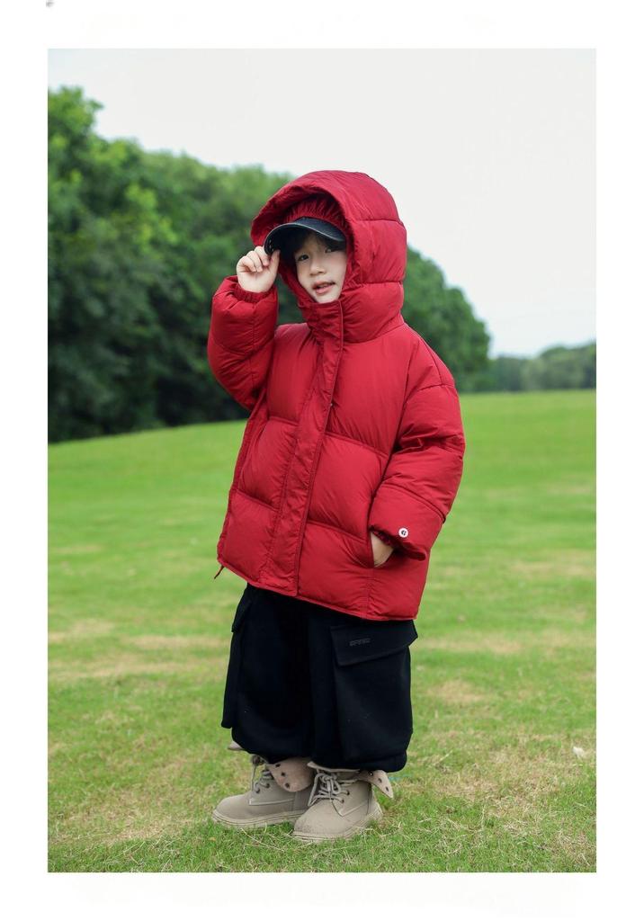 2026 Autumn/Winter Hooded Toddler Down Jacket - Three-Proof, Heat-Storing, Warm Coat for Babies