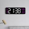 Electronic Clock Simple Multi-function Clock Rectangular Large Font Alarm Clock Can Be Hung or Stand Up Watch 6657