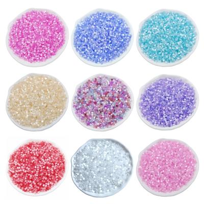 Creative AB Candy Color Making for Bracelet Necklace 500Pcs DIY Jewelry Accessories Round Tube Loose Beads Fashion