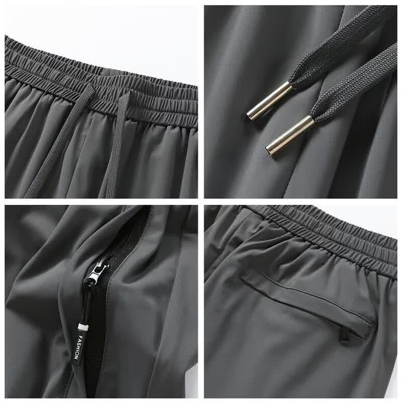 Tucano Men's Summer Ice Silk Casual Sport Two-Piece Set