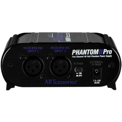 Art Pro Audio Phantom II Pro - Dual Channel Phantom Power Supply