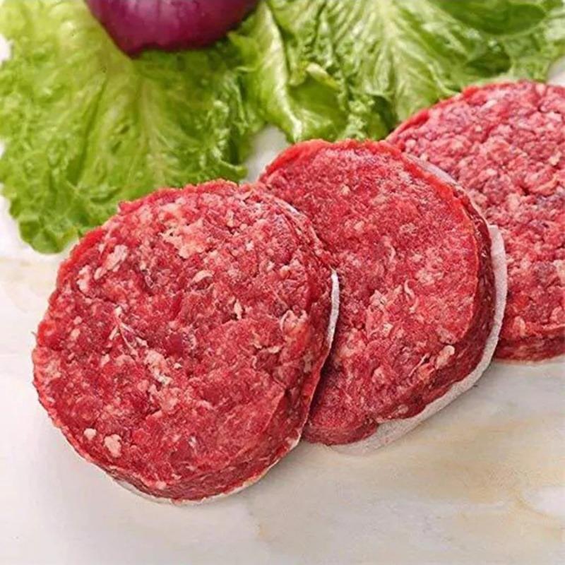 Food-Grade Patty Separator Paper - Round Non-Stick Parchment for Hamburgers, Freezing BBQ Cooking