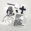 14x14cm Belief Girl Clear Stamps Transparent Seal Silicone Seal TPR Christmas Wedding Roller Stamps DIY Scrapbook Album Card