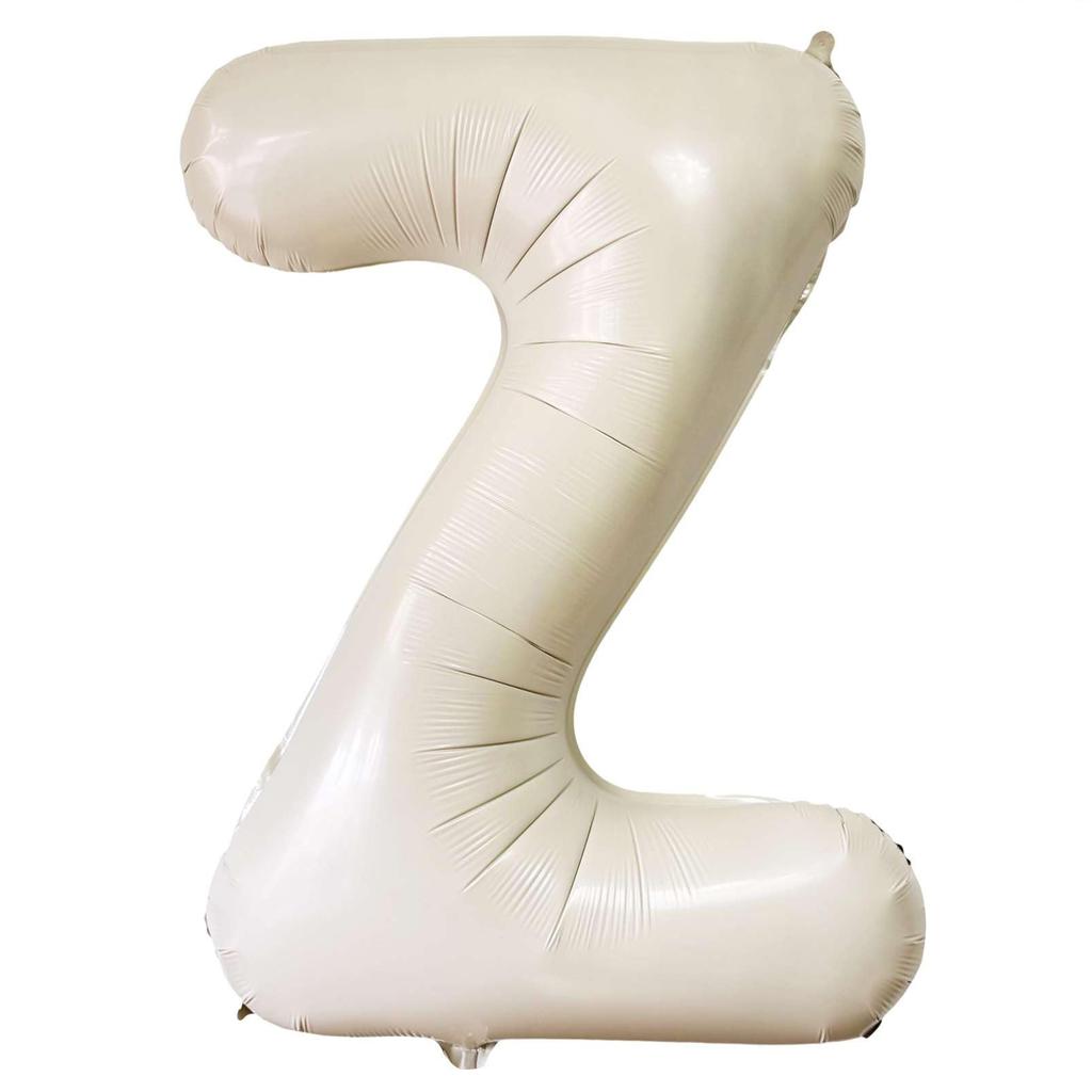 Baloane Gigante Albe Crem de 40 Inch Literele A-Z, Consumabile Petrecere de Ziua de Naștere Decorațiuni Eveniment Aniversar Alfabet