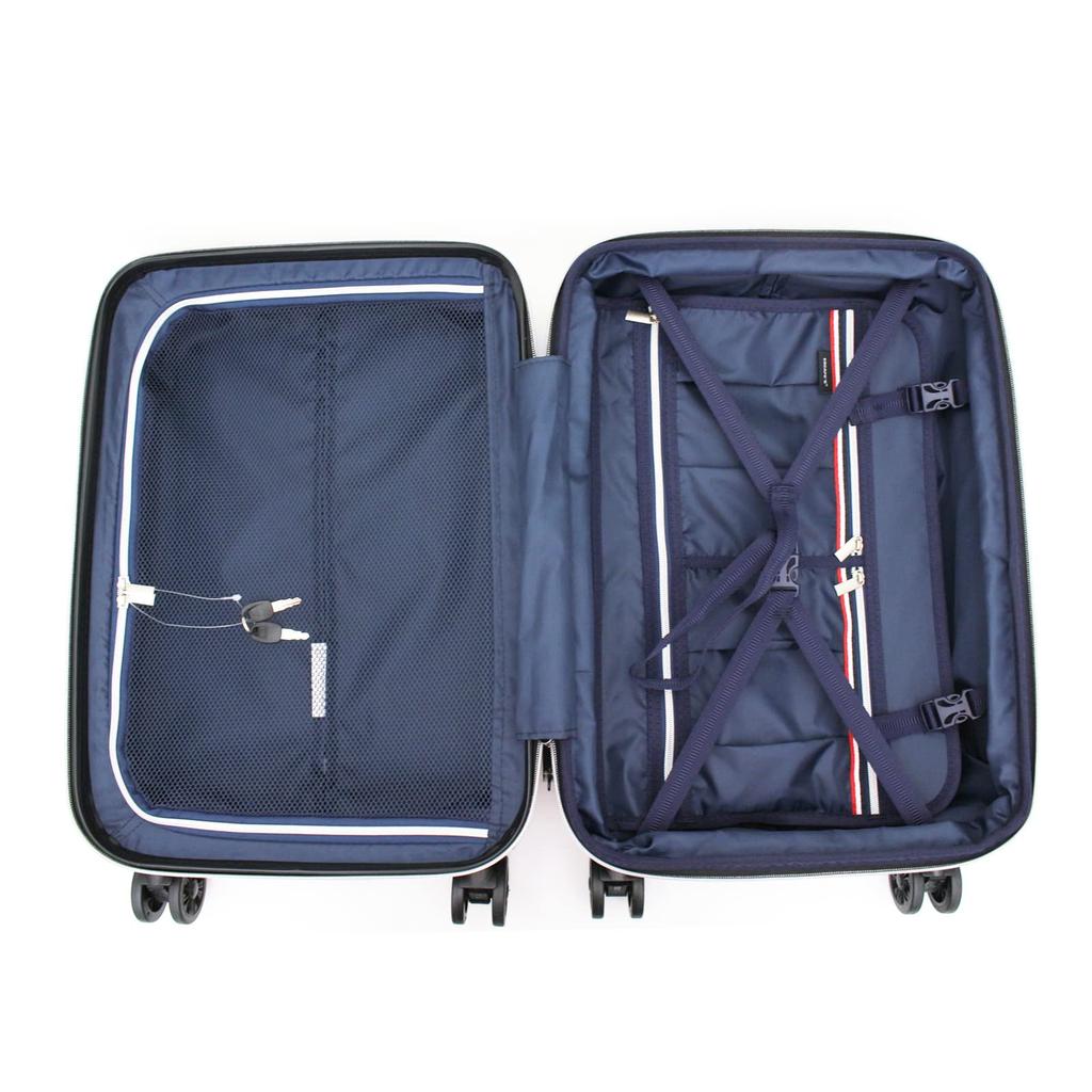 Leichter Hartschalen-Reißverschlusskoffer ESC2276 S carbon black [Sifre] Next-Generation-Rollen 3,2 kg