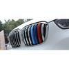 14pcs Front Grill Cover Decoration Trim For BMW X1 F48 2016 2017 ABS Chrome Accessories Car Styling New
