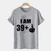 T Shirt for Men Short Sleeve Tees 40th Birthday Gift Graphic Tops 2023 Streetwear Men's Short Sleeve T-shirt Aesthetic Clothing