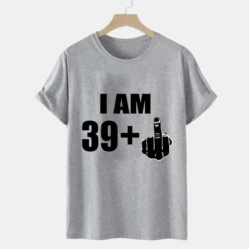 T Shirt for Men Short Sleeve Tees 40th Birthday Gift Graphic Tops 2023 Streetwear Men's Short Sleeve T-shirt Aesthetic Clothing