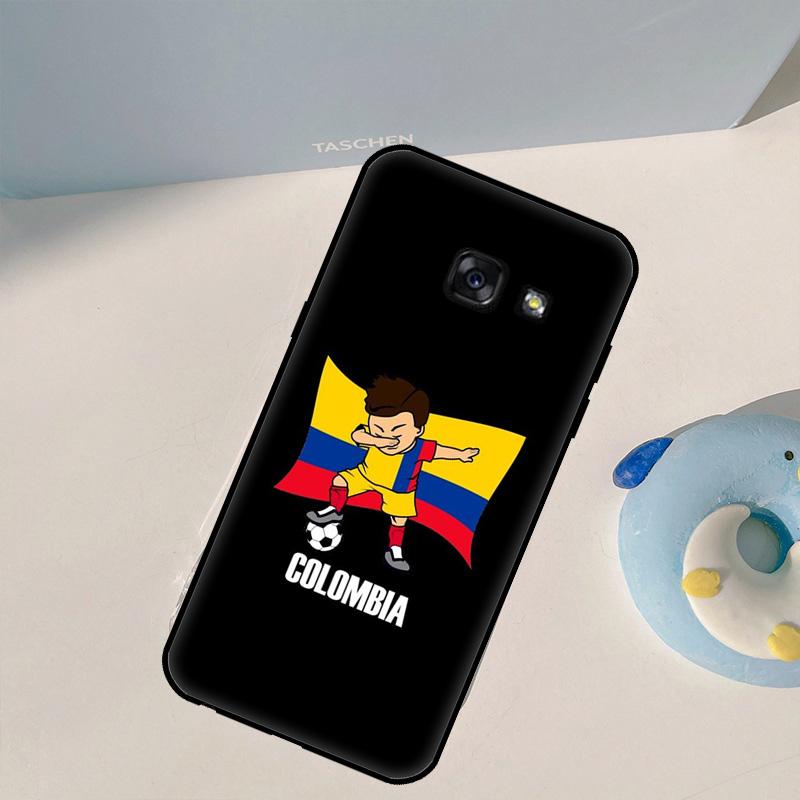 Colombia Flag Football Case For Samsung Galaxy M55 M14 M34 M54 M12 M32 M52 M15 M11 M13 M06 M16 M36 M56 M31 M53 M35