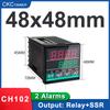 Dual Output SSR and Relay CH102 CH402 CH702 CH902 2 ALarms  LCD Digital PID Intelligent Temperature Controller 100-240VAC