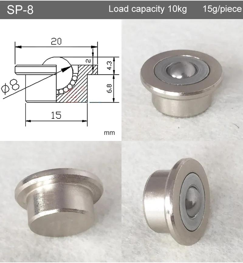 

Factory outlets SP8/12/15/22/25 Precision universal Ball bearing casters/wheel,Scroll flexible,Transmission systefurniture wheel