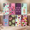 Leckeres Macaron Bunte Handyhülle Für Samsung S26,S25,24,23,22,30,21,10,9,Ultra,Plus,Lite,FE Weiche Schwarze Hülle