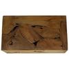 Coffee Table 90 x 50 x 30 cm Solid Teak Wood Brown