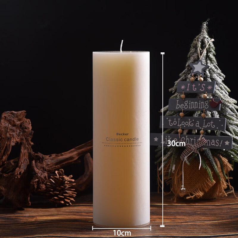 LIEI Classic Ivory White Decorative Candle