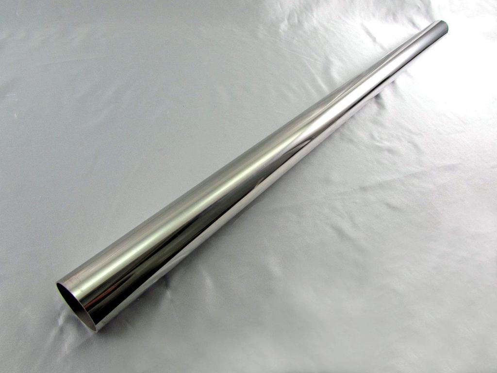 BRIGHTZ 1m Stainless Steel Straight Set 48mm Diameter 48 Pipe, 1.2mm Thick, 2-Piece [STR-PIPE-002-2PC]