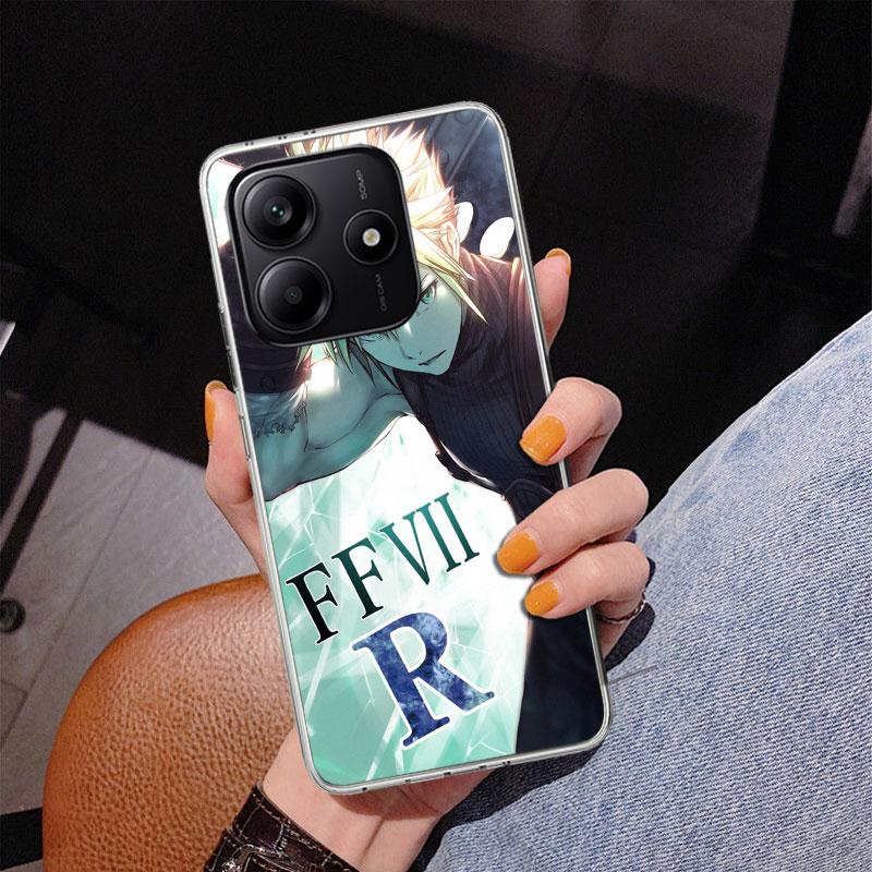 Final Fantasy FF VII Phone Case For Xiaomi Redmi Note 15 14 13 12S 12 11 Pro Plus 14S 11S 11E 10 10S 11T 5G Personalized Cover R