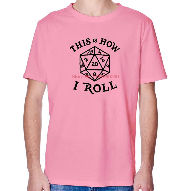 20 Sided Dice Cool Fashion Graphic T Shirts Tees Tops Summer ONeck New Shirts And TShirts Cotton Casual Unisex Print T Shirt