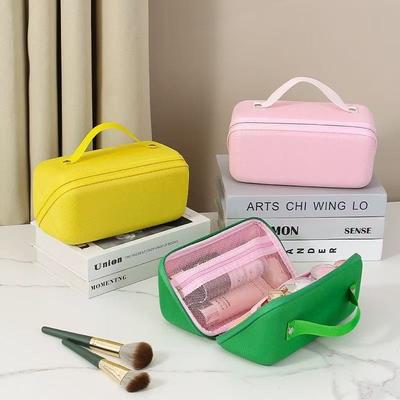 1pcs EVA Capsule Cosmetic Bag Waterproof Toiletry Storage Organizer Portable Travel Makeup Pouch for Outdoor Trip & Daily Use