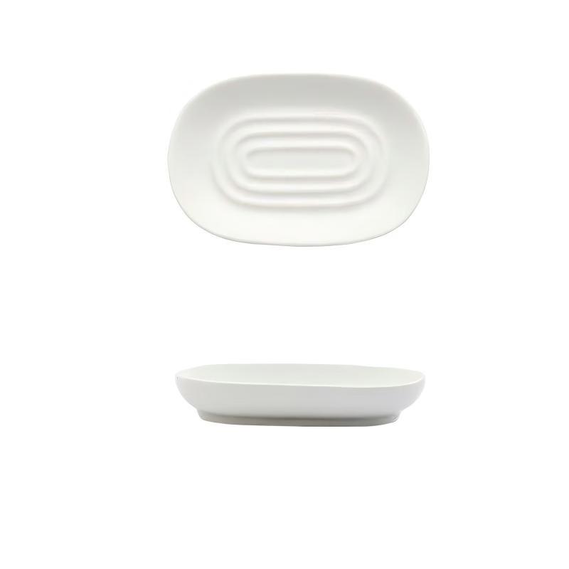 LISM Ceramic Oval Soap Dish