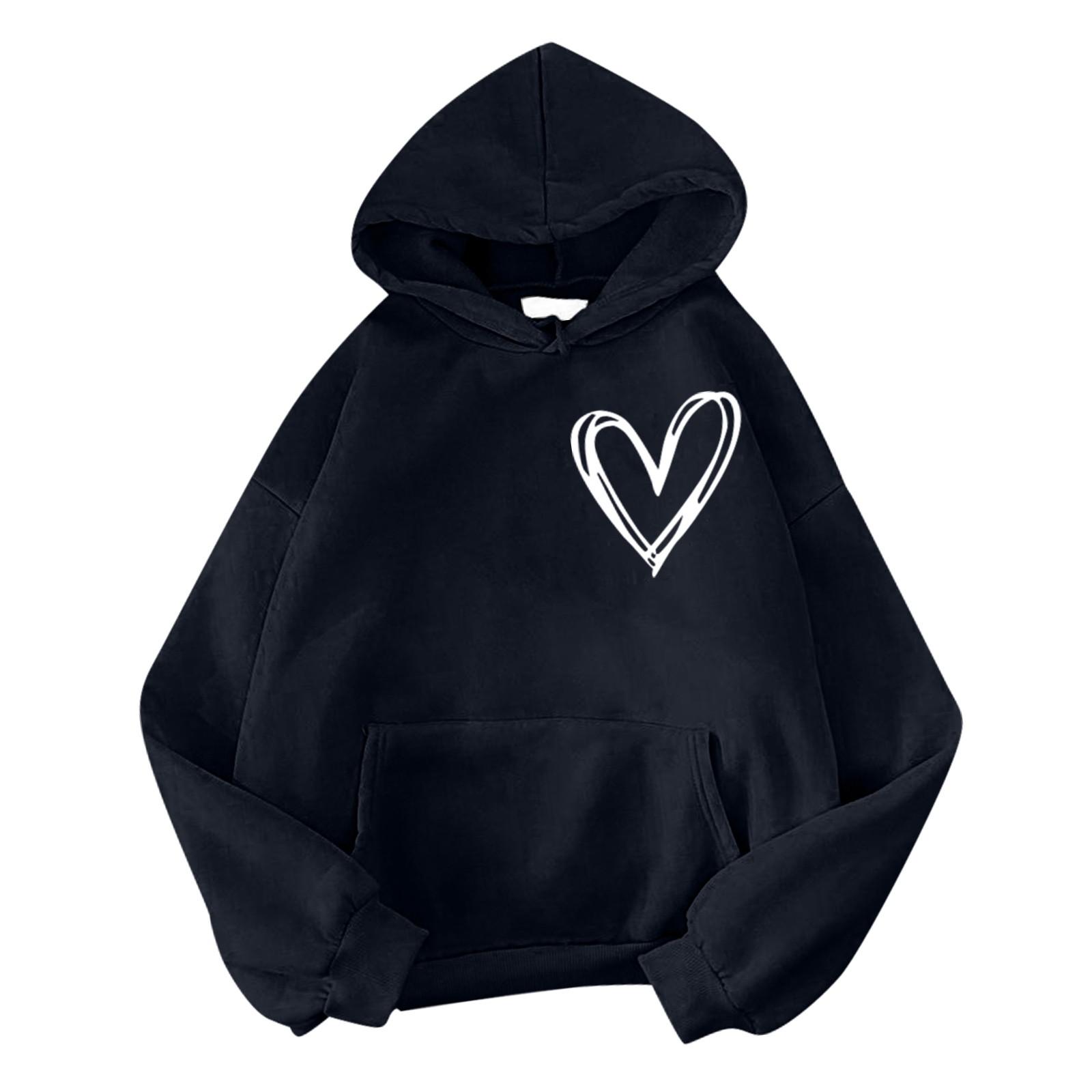 

С капюшоном плюс бархатный свитер женские повседневные свободные топы куртки пары толстовки XL