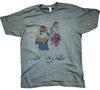 Bugs Bunny Amp Taz Kriss Kross Short Sleeve Gray Classic TShirt All Size Gift Unisex T-Shirt