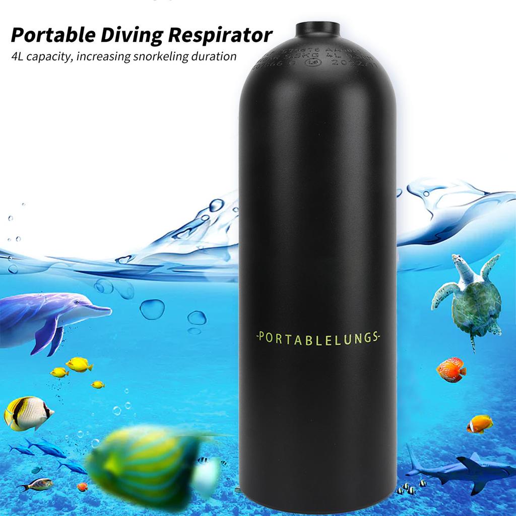 Outdoor Snorkeling Gear Kit Diving Respirator Oxygen Tank Breathing Regulator Adjustable Backpack