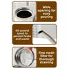 Dust-Proof Kitchen Oil Bottle Drip-Proof Condiment Dispenser Stainless Steel Oil Pot  Home