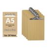 5 Wooden Clipboards Set: Includes 4 Clipboards with Pen Holders, 5 Writing Pads, and 16 File Boards for Restaurant Order Management