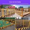 Portable Construction Site Pit Protection and Warning Fence