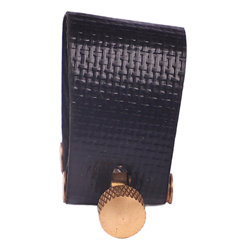 Saxophone Ligature Fastener Adjustable Screw Uniform Sound Sax Ligature Replacement Black Tenor