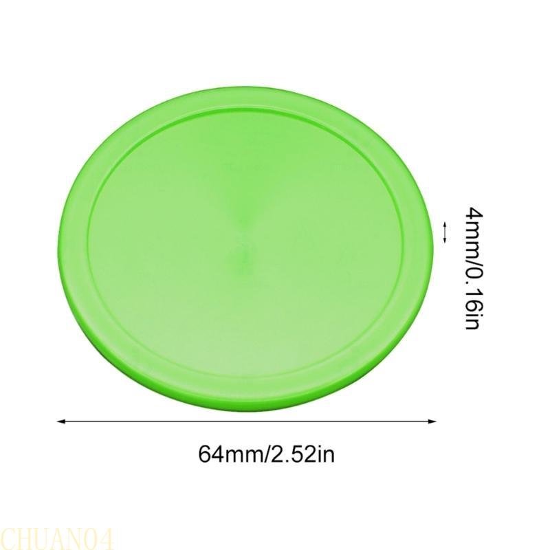 A1A2 20Pcs Home Air Hockey Replacement Pucks Round Heavy Hockey Tables Pucks