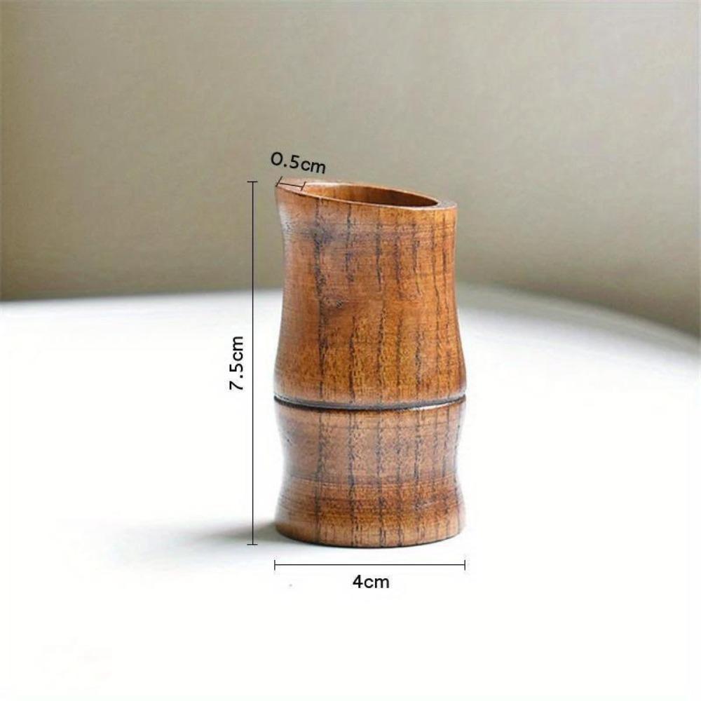 7.5*4cm Wood Toothpick Storage Box Home Kitchen Decoration Accessories Cylinder Tooth Pick Holder Container