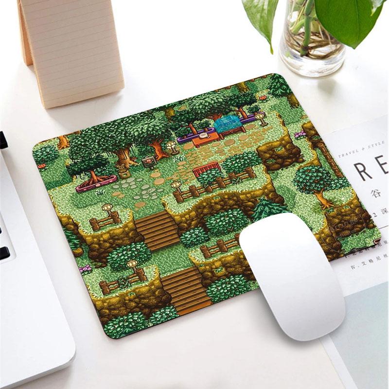 Stardew Valley Mauspads Kleine Mauspads Gamer PC Mauspads Sakura Computertischmatte Maus Teppich Gaming für Maus Tastatur Pads