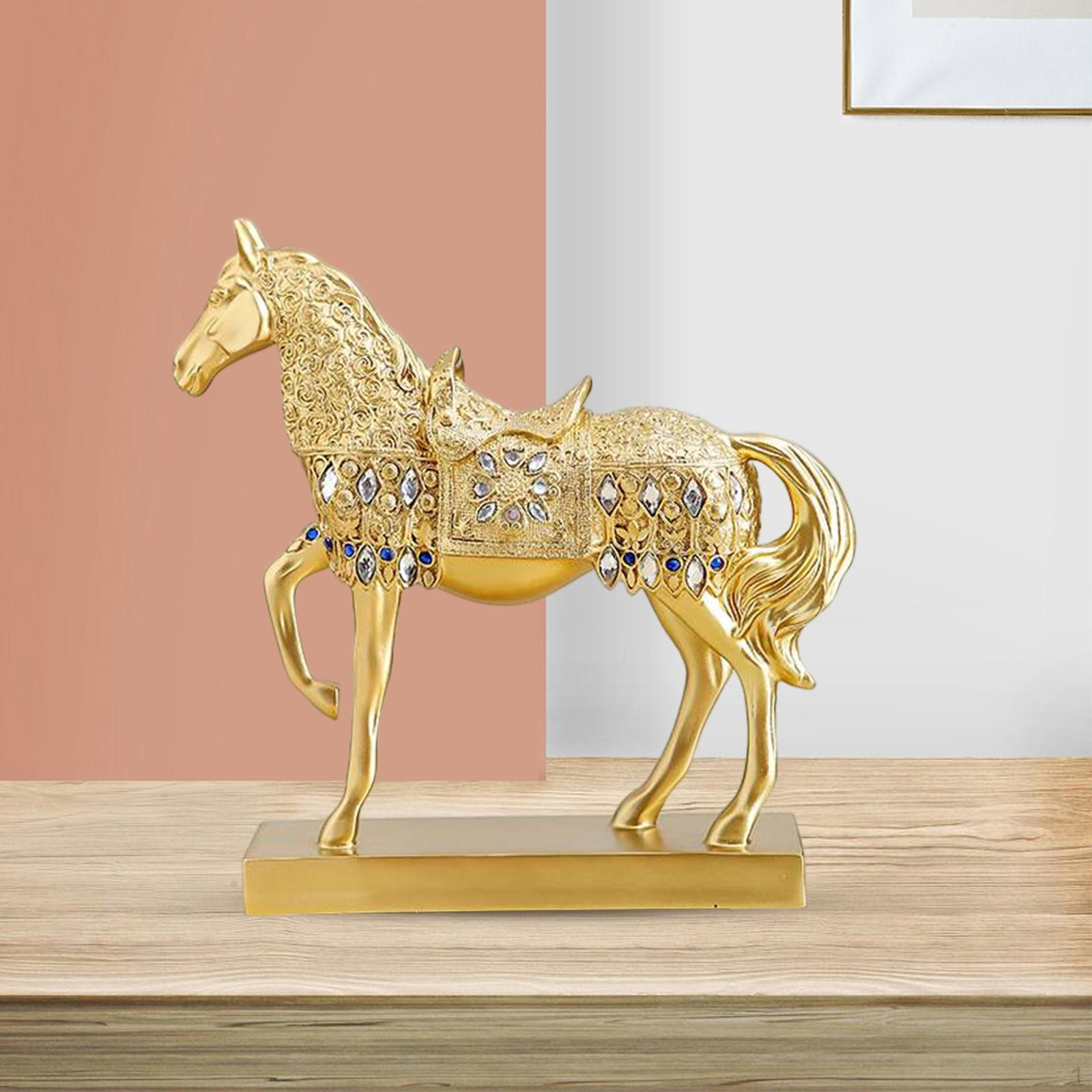 Elegant Horse Sculpture for Home Office Decor Aureate