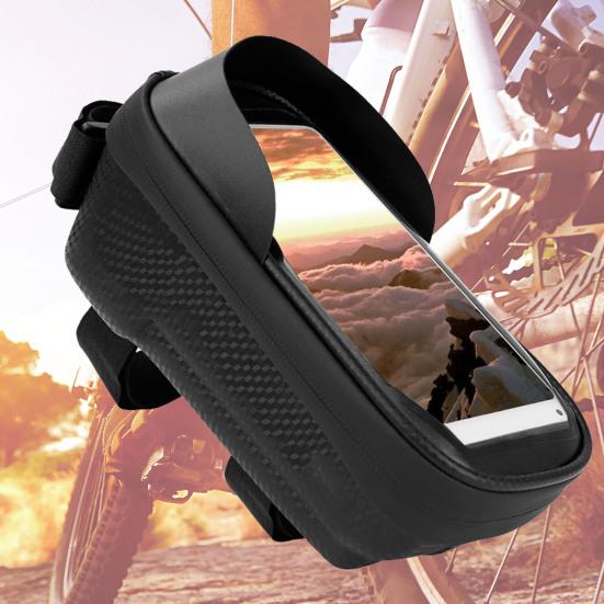 

Waterproof Bicycle Front Beam Top Tube Hard Shell Bag Mobile Phone Saddle Pouch