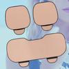 Ice Silk Material Ice Silk Car Seat Cushion Ventilated Seat Cushion  Main Driver Seat