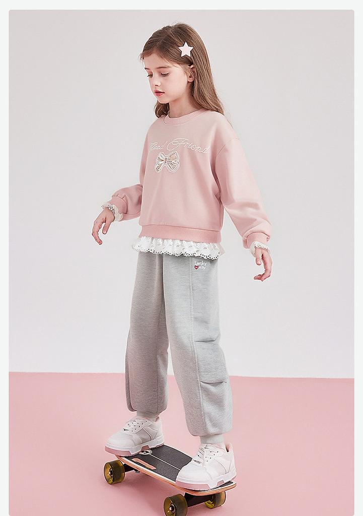 Girls' Western Style Leg Binding Pants