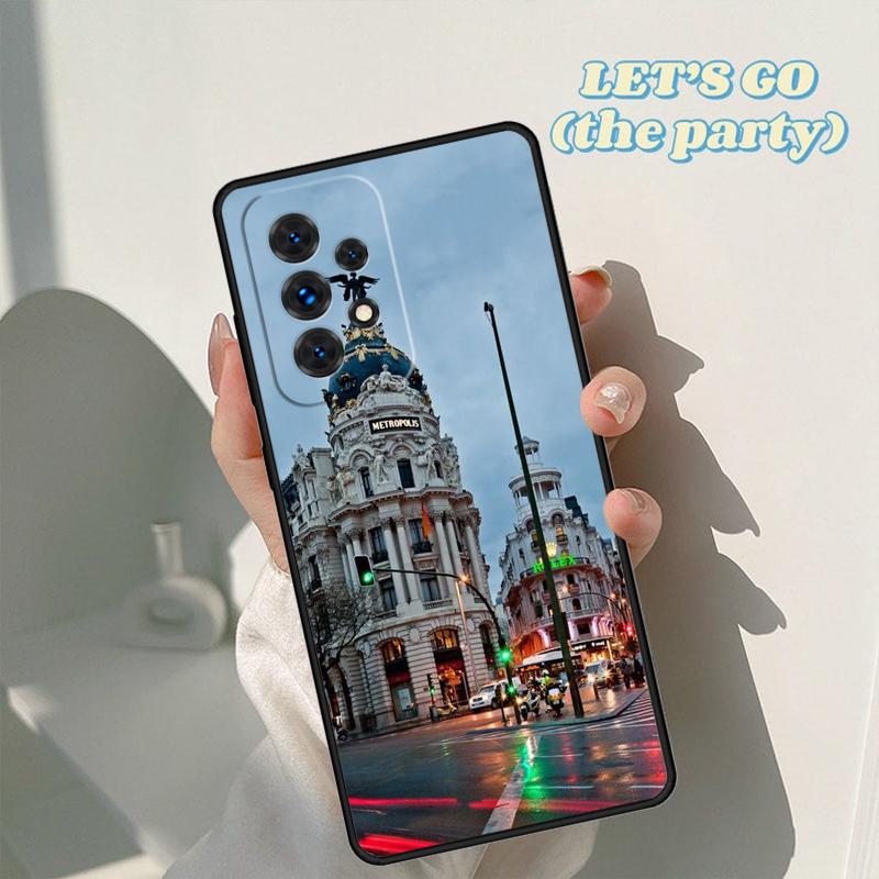 Madrid Capital Spain phone case For Samsung Galaxy A42 A31 A40 A51 A71 A32 A80 A91 A52 A72 A73 A20e A21S A50 A70 A11 A12 Cover
