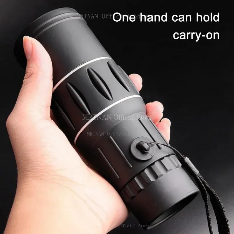 40x60 Outdoor Portable High Definition Green Film Monocular Telescope HD Scope Low Light Hiking Concert Photography Telescope