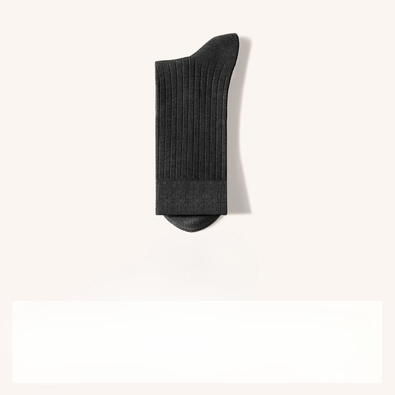 Men's Spring and Autumn Pure Cotton Deodorant Sweat Absorbing Student Tube Socks
