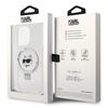 Karl Lagerfeld KLHMP15XHMRSCHH iPhone 15 Pro Max 6.7" White/white Hardcase Ring Stand Choupette Head MagSafe