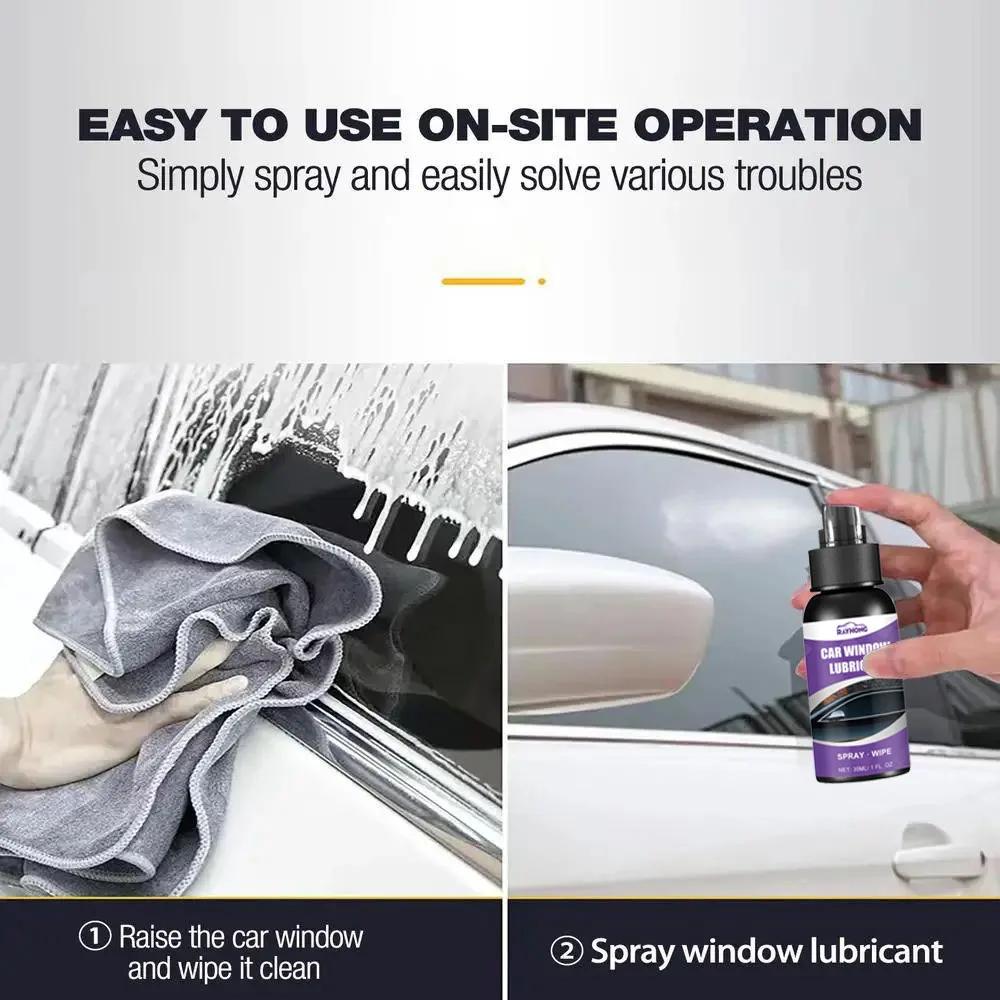 Fenster Silikon Schmiermittel Silikon Gummi Streifen Schmier Spray 100ml Tragbar Auto Gummi Weichmacher Schmiermittel Zum Schützen