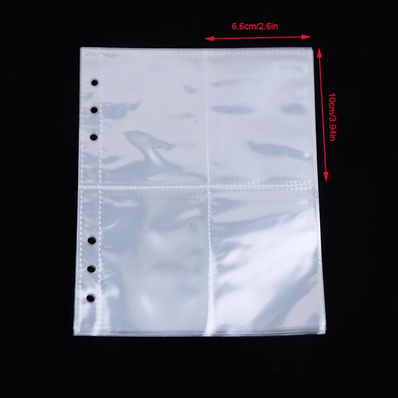 

[HGS]A5 Binder Cover Photo Cards Collection Folder Organizer 6 Hole Album Acrylic Water Ripple Transparent Album[HGS]