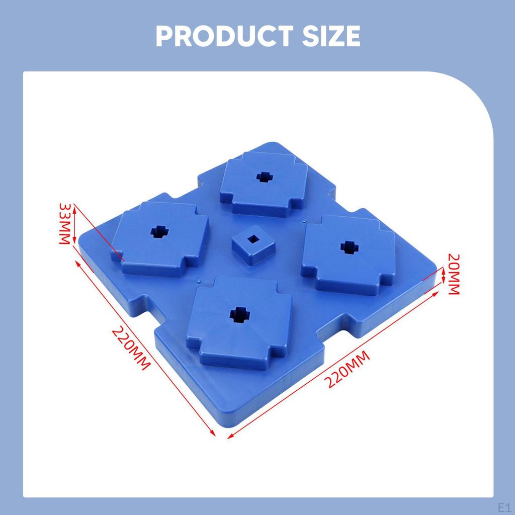 RV Leveling Blocks Trailer Levelers Portable Anti Slip Pads Chocks Heavy Duty Interlocking Design