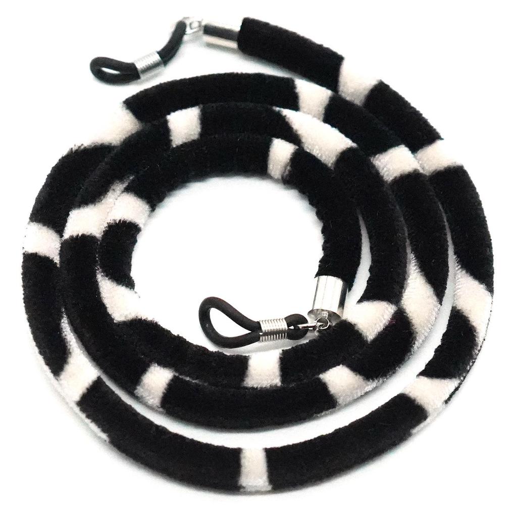 Velvet Leopard Print Multicolor Ethnic Glasses Holder Chain