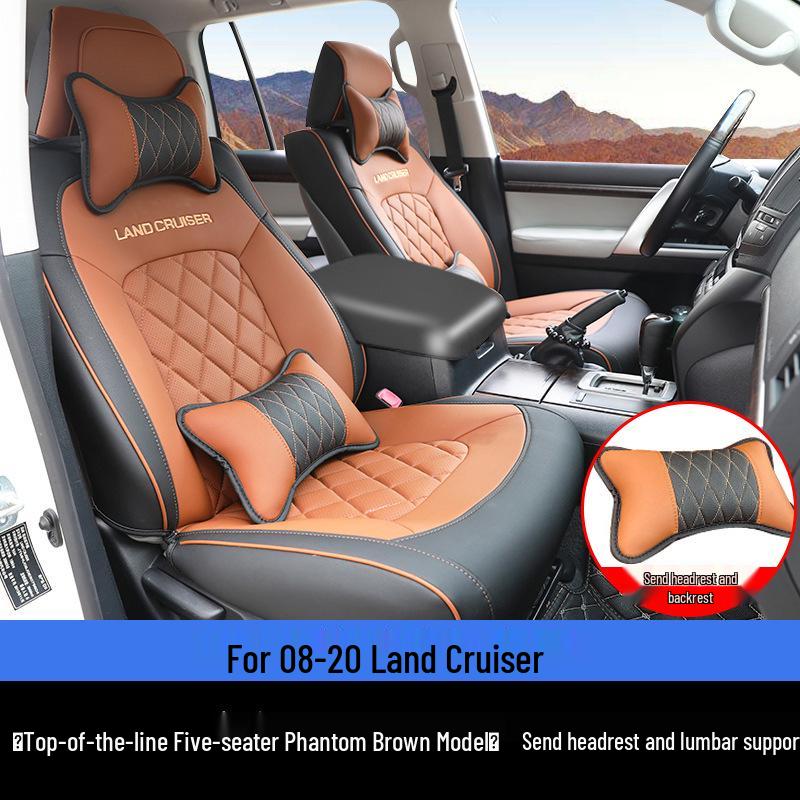 08-20 Land Cruiser Seat Covers: All-Season Full Coverage Interior Upgrade