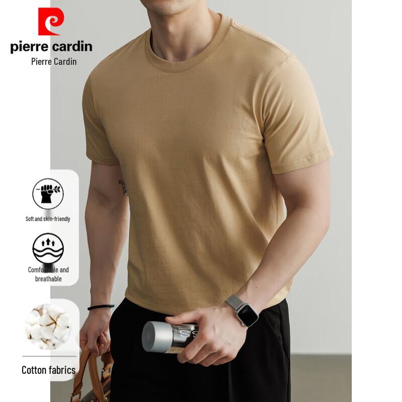 Pierre Cardin Men s 100% Cotton Crew Neck Short Sleeve T-Shirt 5XL