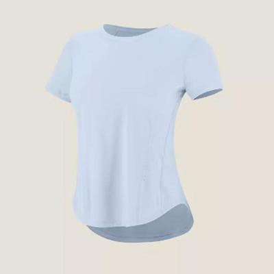 Longchan Women's Quick-Dry Loose Fit Short Sleeve Sports T-Shirt