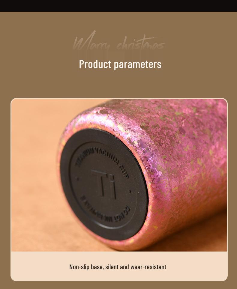 2025 Tragbarer isolierter Titan-Kaffeebecher - Heiß- & Kaltkonservierung