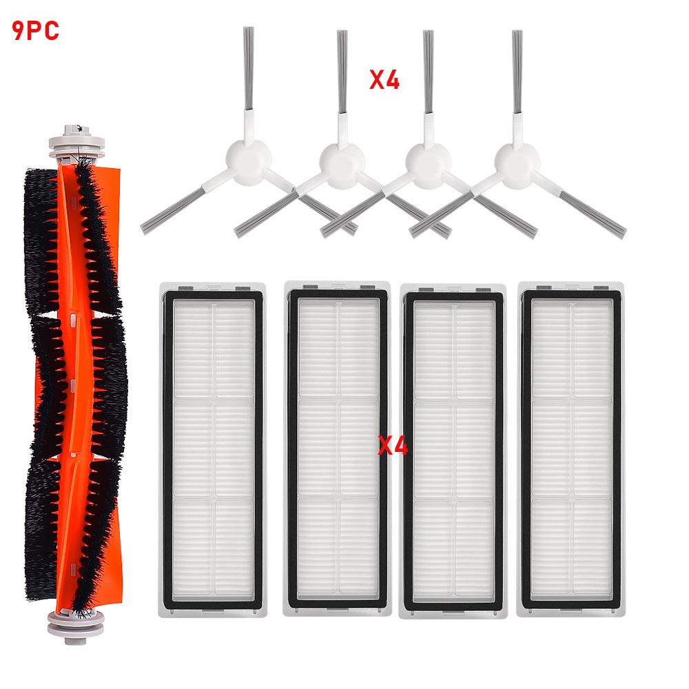 For Xiaomi S10+ S10 Plus B105 S20+ S20 Plus B108GL Robot Vacuum Cleaner Accessories Roller Side Brush Hepa Filter Mop Cloths